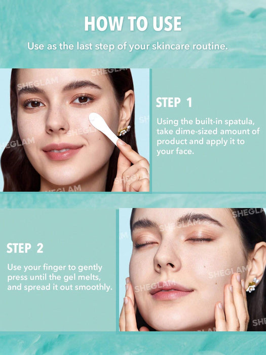 SHEGLAM Glacier Glo Smoothing Primer Hidratante de larga duración Prebase facial hidratante Control de grasa - Quierox - Tienda Online