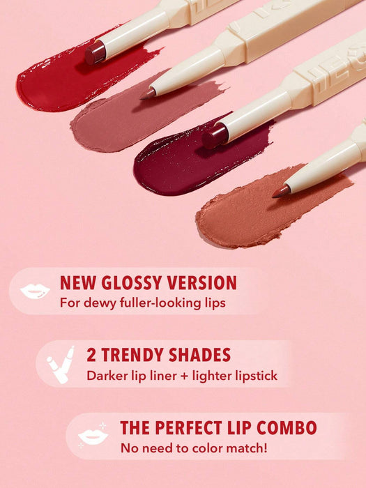 SHEGLAM Glam 101 Labial y Delineador Transparente con Color - Blueberry Jam - Quierox - Tienda Online