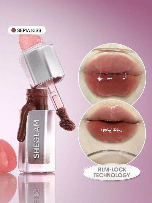 SHEGLAM Glass Lock Air Brillo Labial-Sepia Kiss - Quierox - Tienda Online