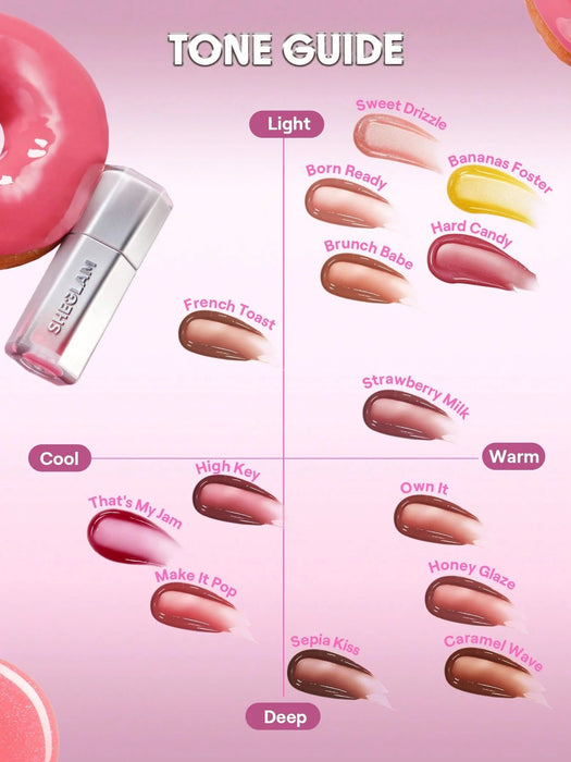 SHEGLAM Glass Lock Air Brillo Labial-Sepia Kiss - Quierox - Tienda Online