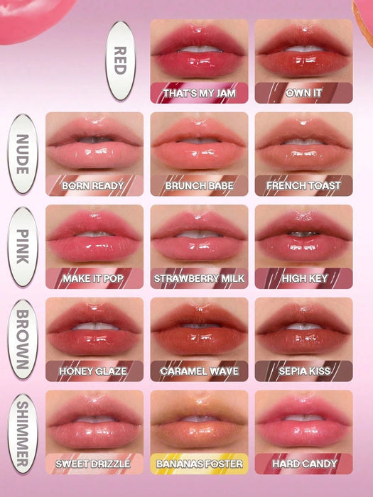 SHEGLAM Glass Lock Air Brillo Labial-Sepia Kiss - Quierox - Tienda Online