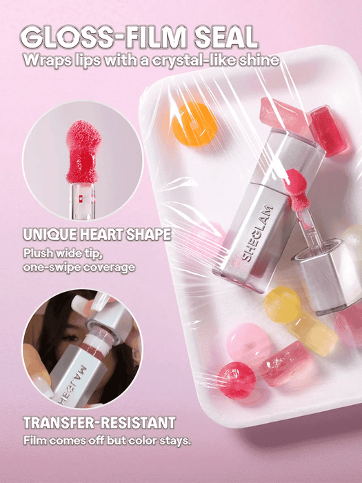 SHEGLAM Glass Lock Air Brillo Labial-Sepia Kiss - Quierox - Tienda Online