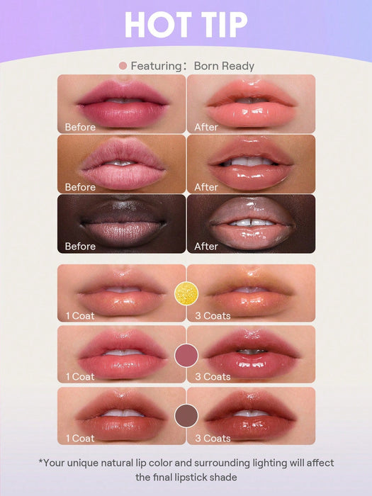 SHEGLAM Glass Lock Air Brillo Labial-Sepia Kiss - Quierox - Tienda Online