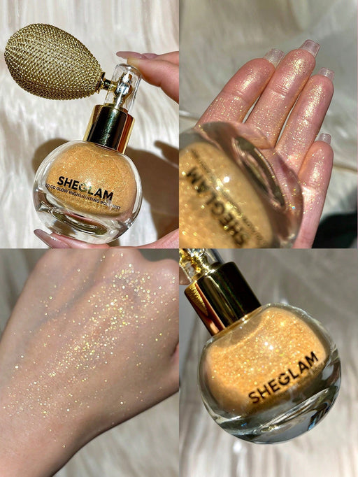 SHEGLAM Go Go Glow Highlighting De Polvo Con Purpurina Dorada Para El Cuerpo - Quierox - Tienda Online