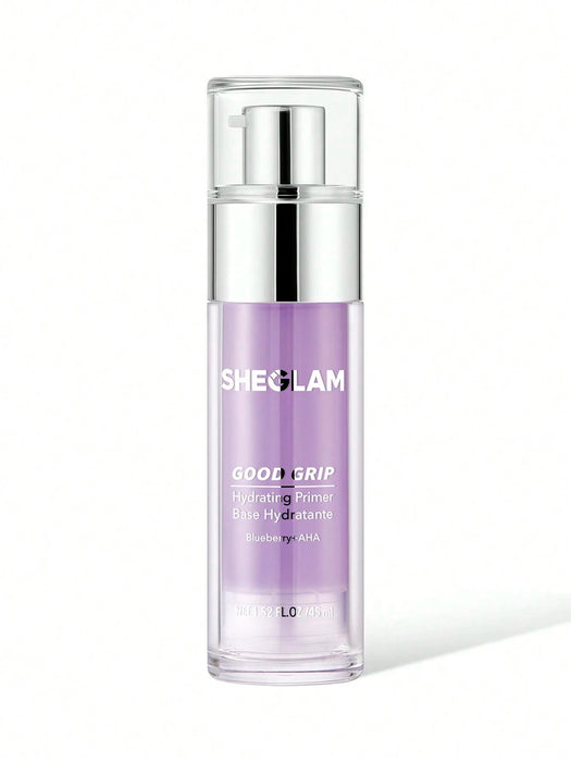 SHEGLAM Good Grip Hydrating Primer - Blueberry + Aha Primer Gel Suaviza las líneas finas Prebase facial sin aceite ni silicona - Quierox - Tienda Online