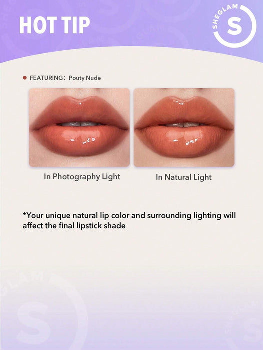 SHEGLAM Haute Cocoa Lip Set 3-In-1 Maquillaje de labios Brillo labial voluminizador - Quierox - Tienda Online