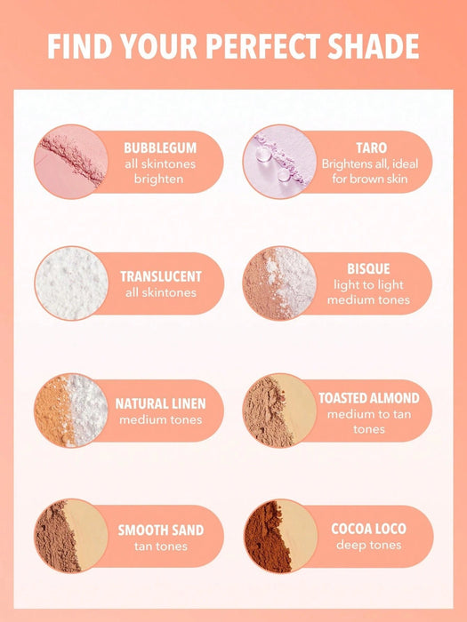 SHEGLAM Insta - Ready Face & Under Eye Setting Powder Duo - Smooth Sand 2 en 1 - Quierox - Tienda Online