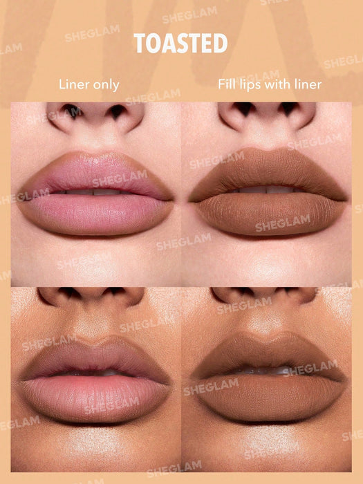 SHEGLAM Juego de 3 delineadores de labios So Lippy-Espresso Kisses - Quierox - Tienda Online