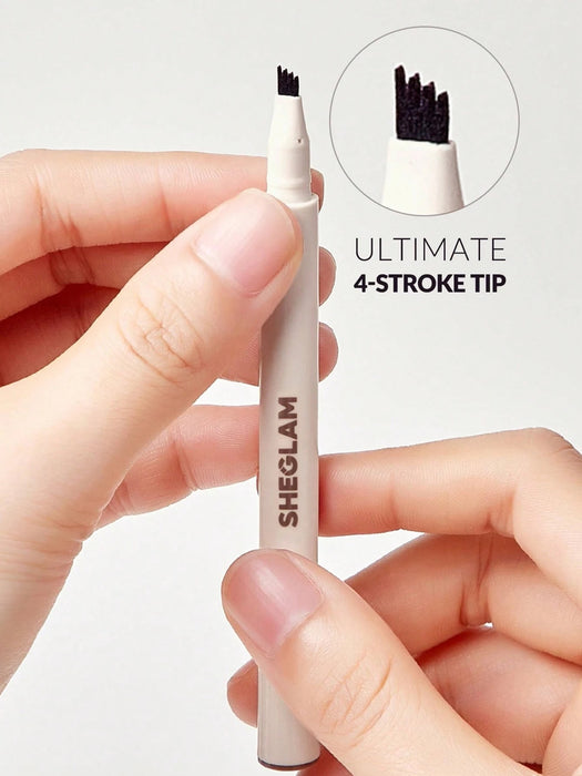 SHEGLAM Lápiz líquido para cejas Feather Better, resistente a las manchas - Quierox - Tienda Online
