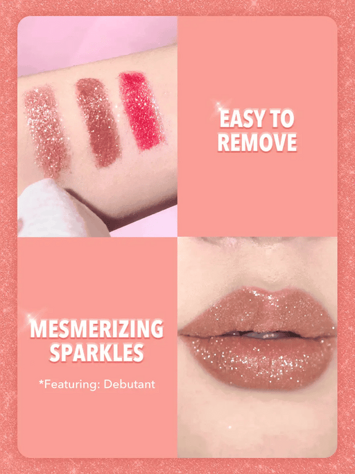 SHEGLAM Lip Dazzler Kit de brillo labia - Debutante, brillo labial de larga duración - Quierox - Tienda Online
