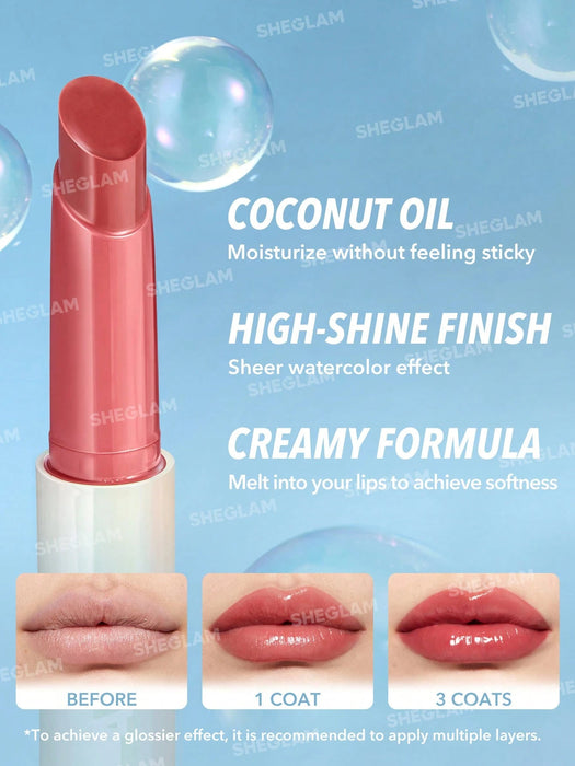 SHEGLAM Pout - Perfect Shine Lip Plumper - First Crush Brillo labial sólido hidratante - Quierox - Tienda Online