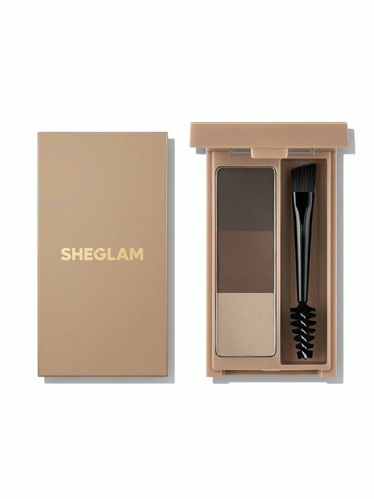 SHEGLAM Puff Paleta para Cejas - Brown Marca Belleza Maquillaje Maquullaje Cosmética - Quierox - Tienda Online