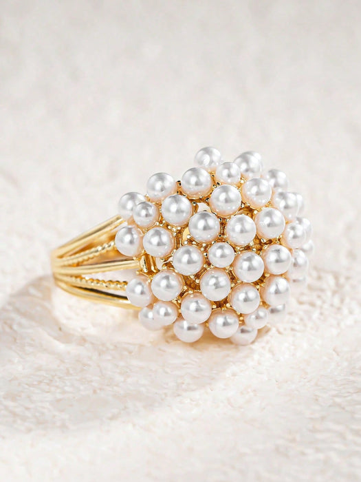 Shein 1 anillo bonito joyería para mujer para bodas, compromisos y fiestas - Quierox - Tienda Online