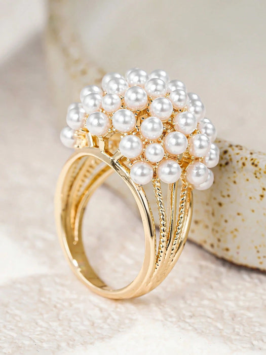 Shein 1 anillo bonito joyería para mujer para bodas, compromisos y fiestas - Quierox - Tienda Online