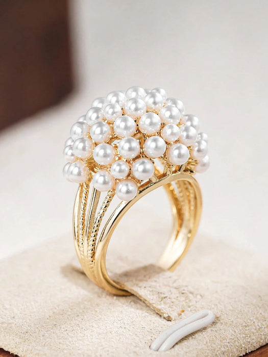 Shein 1 anillo bonito joyería para mujer para bodas, compromisos y fiestas - Quierox - Tienda Online