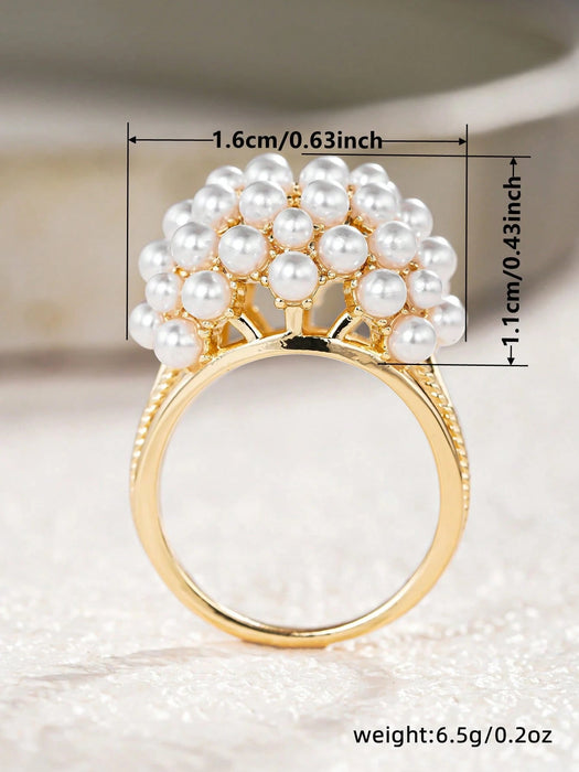 Shein 1 anillo bonito joyería para mujer para bodas, compromisos y fiestas - Quierox - Tienda Online