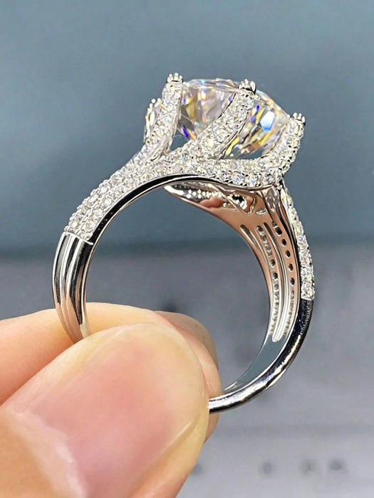 Shein 1 anillo de lujo de seis garras, moderno y clásico estilo europeo - Quierox - Tienda Online