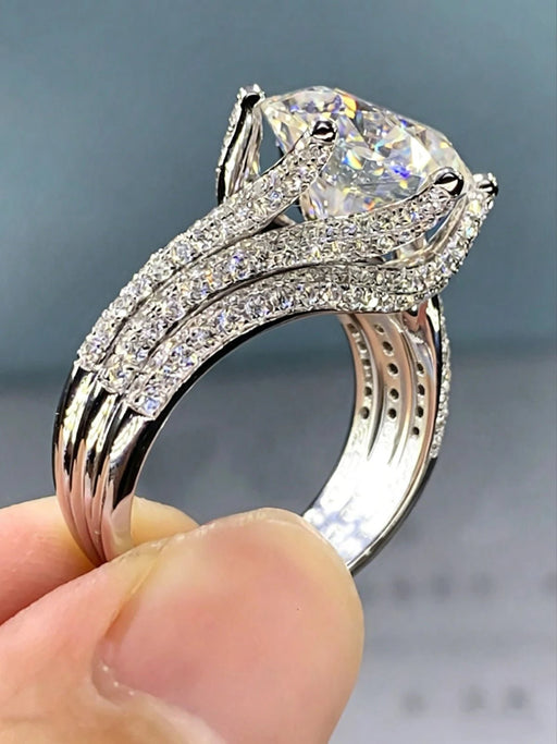 Shein 1 anillo de lujo de seis garras, moderno y clásico estilo europeo - Quierox - Tienda Online
