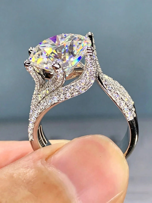 Shein 1 anillo de lujo de seis garras, moderno y clásico estilo europeo - Quierox - Tienda Online