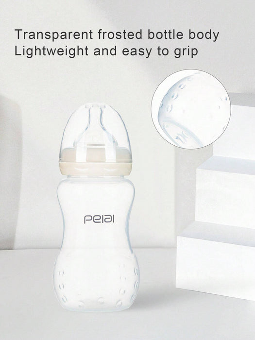 Shein 1 biberón de polipropileno mate para bebé, tetina de silicona suave y realista, 300ml - Quierox - Tienda Online