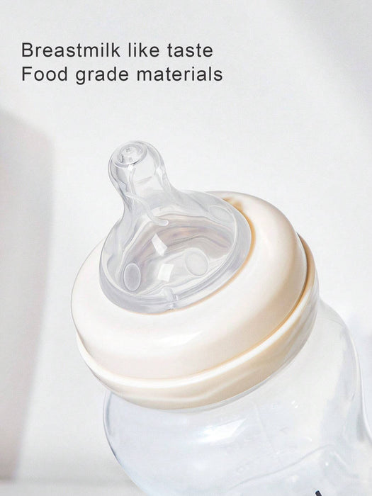 Shein 1 biberón de polipropileno mate para bebé, tetina de silicona suave y realista, 300ml - Quierox - Tienda Online