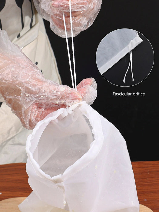 Shein 1 bolsa coladora blanca, bolsa de malla de filtro de leche de poliamida minimalista - Quierox - Tienda Online