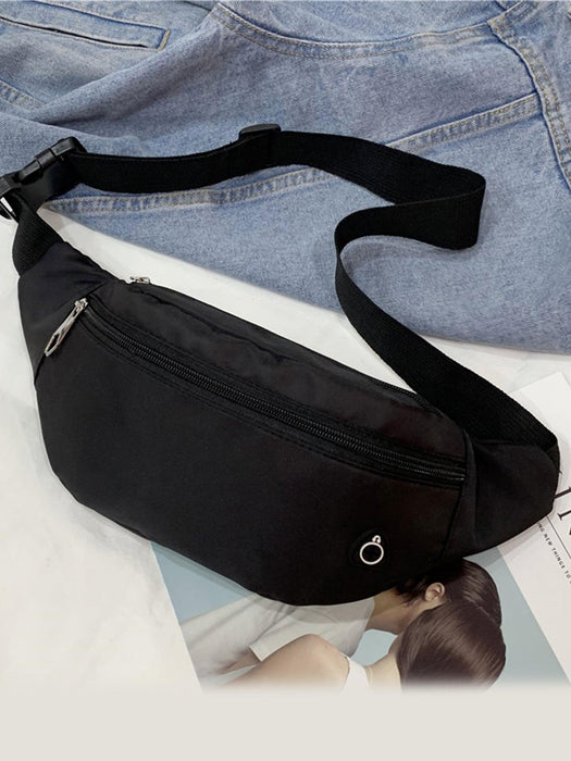 SHEIN 1 bolsa de pecho de nailon, bandolera, bolsa de cintura - Quierox - Tienda Online