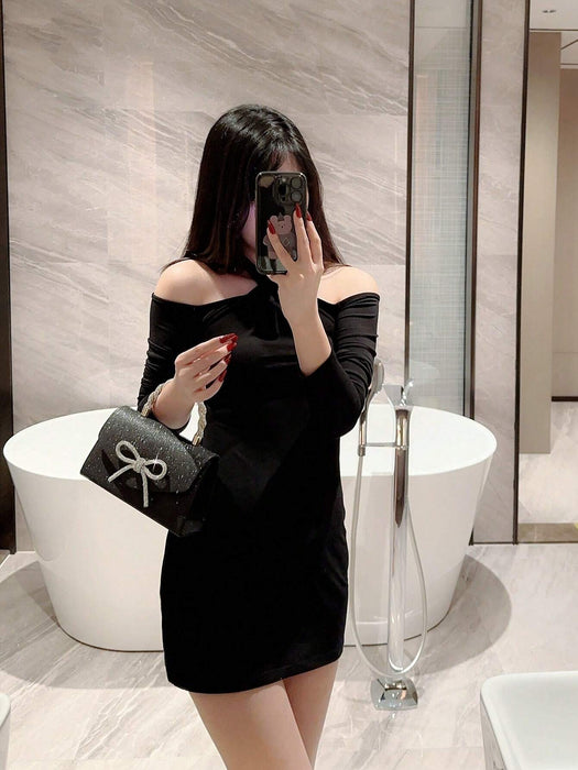 Shein 1 bolso de mano elegante y brillante para mujer - Quierox - Tienda Online