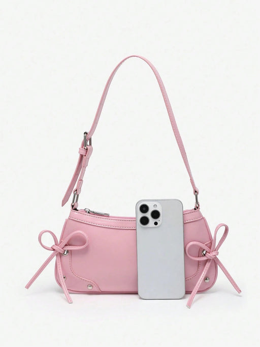 SHEIN 1 Bolso de mano moderno con lazo para mujer - Quierox - Tienda Online