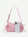 SHEIN 1 Bolso de mano moderno con lazo para mujer - Quierox - Tienda Online