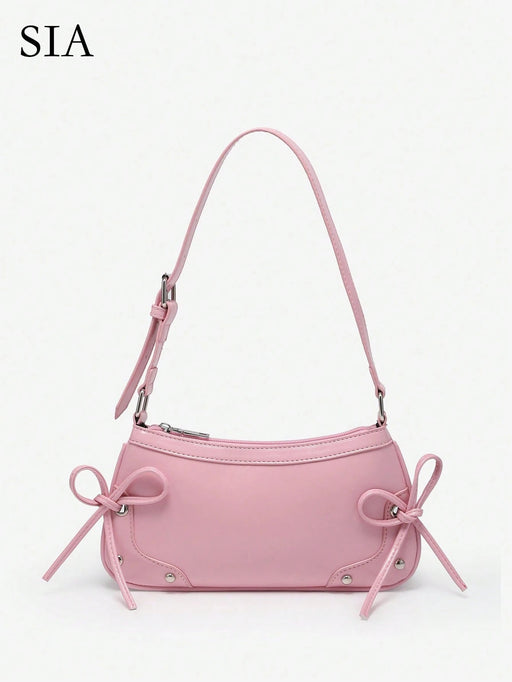 SHEIN 1 Bolso de mano moderno con lazo para mujer - Quierox - Tienda Online