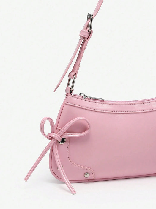 SHEIN 1 Bolso de mano moderno con lazo para mujer - Quierox - Tienda Online