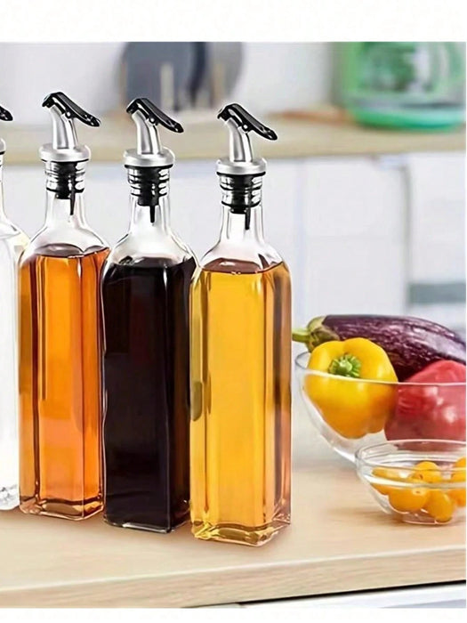 Shein 1 botella de aceite de vidrio a prueba de fugas. Recipiente de cocina resistente a la corrosión con tapa hermética de 250ml - Quierox - Tienda Online