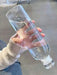 Shein 1 botella de agua de plástico transparente de 750 ml para actividades al aire libre y acampada - Quierox - Tienda Online
