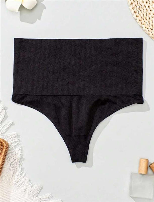 SHEIN 1 braguita de talle alto de talla grande, sin costuras, para mujer, cómoda, con micromoldeador - Quierox - Tienda Online