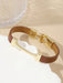 SHEIN 1 brazalete de cuero a la moda, elegante para mujer - Quierox - Tienda Online