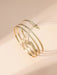 SHEIN 1 brazalete de metal con forma de serpiente enroscada - Quierox - Tienda Online