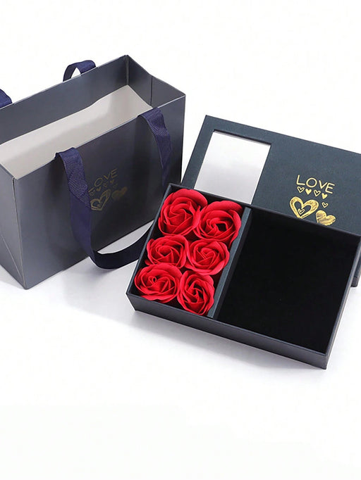 Shein 1 caja de regalo de rosa eterna para San Valentín - Quierox - Tienda Online