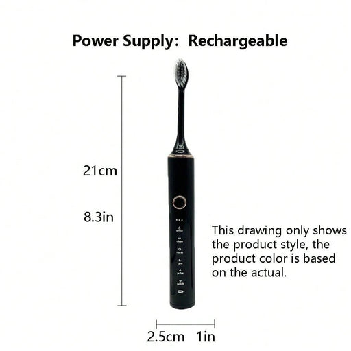 Shein 1 Cepillo De Dientes Eléctrico, Recargable Por Usb, Portátil - Quierox - Tienda Online