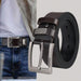 Shein 1 cinturón de moda para hombre, de cuero genuino de alta calidad con hebilla de lujo - Quierox - Tienda Online