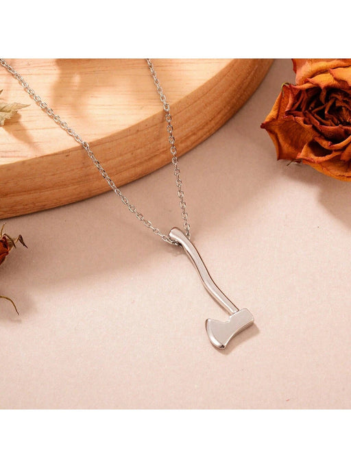 Shein 1 colgante en forma de hacha de amor bañado en cobre y plata - Quierox - Tienda Online