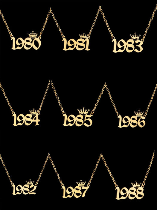Shein 1 collar con colgante de hip hop retro minimalista y moderno para mujer - Quierox - Tienda Online