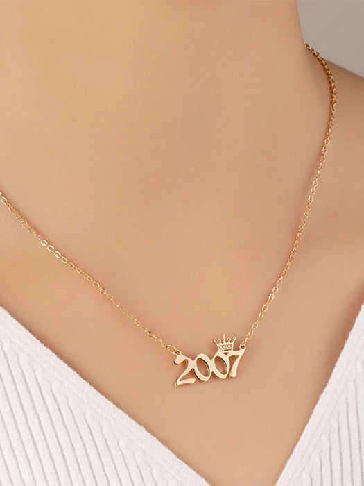 Shein 1 collar con colgante de hip hop retro minimalista y moderno para mujer - Quierox - Tienda Online