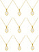 Shein 1 collar elegante y versátil con colgante de 26 letras en inglés de cobre - Quierox - Tienda Online