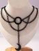 SHEIN 1 collar gargantilla con colgante de luna negra estilo gótico vintage - Quierox - Tienda Online