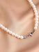 Shein 1 collar sencillo de perlas falsas para mujeres, joyería de cadena de clavícula - Quierox - Tienda Online