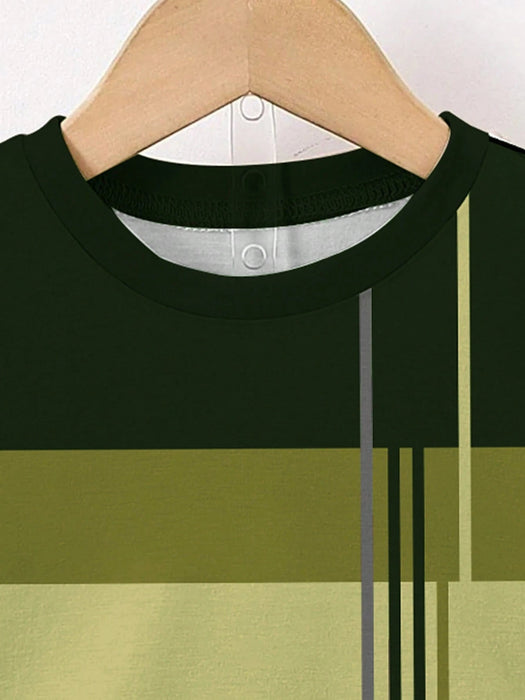 SHEIN 1 conjunto para bebé niño: camiseta de manga corta con cuello redondo - Quierox - Tienda Online