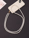 Shein 1 cordón para teléfono con cuentas de perlas sintéticas - Quierox - Tienda Online