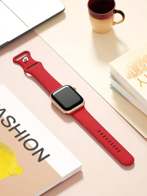 SHEIN 1 correa de reloj deportiva de silicona suave y bonita para Apple Watch 42/44/45/46/49 mm - Quierox - Tienda Online