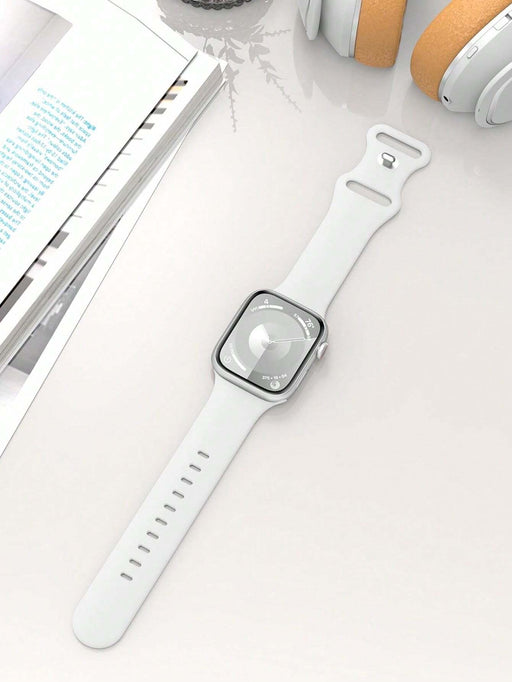SHEIN 1 correa de reloj deportiva de silicona suave y bonita para Apple Watch 42/44/45/46/49 mm - Quierox - Tienda Online